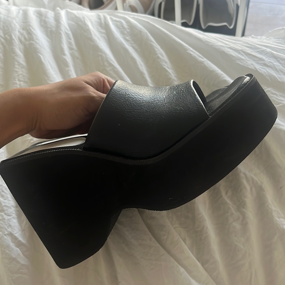 Black Platform Sandals